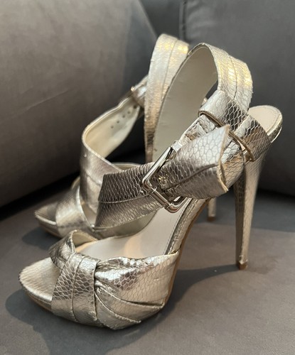 Zara leder vintage pumps - zara,