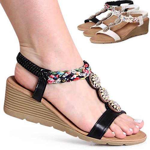 Damen keilabsatz sandalen - damen,
