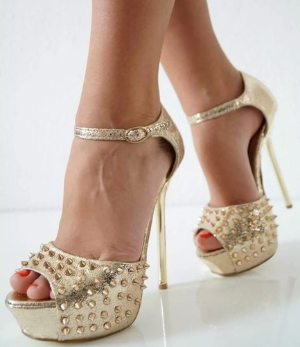 Mannika plateau pumps gold - plateau, 36