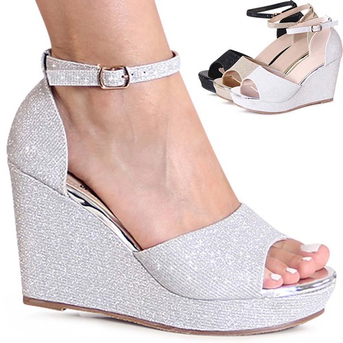 Damenschuhe glitzer sandalen - damenschuhe,