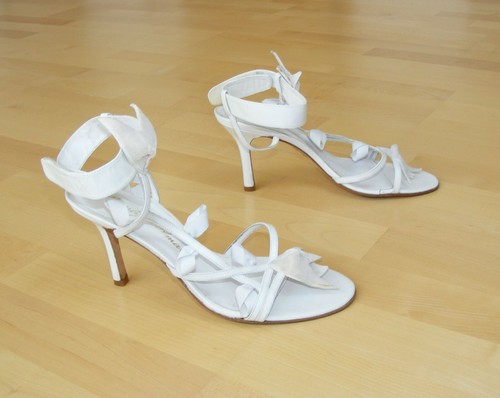 Weiße designer sandaletten - weiße, v